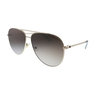 Kate Spade KS ISLA/G/S 086 Womens Aviator Sunglasses Gold 61mm