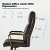 Norbert Mid-century Ergonomic 360-degree Swivel Office Chair with Lumbar Support | HULALA HOME - 4 of 4