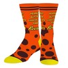 Cool Socks, Peanut Butter Chocolate Time, Funny Novelty Socks, Large - 2 of 4