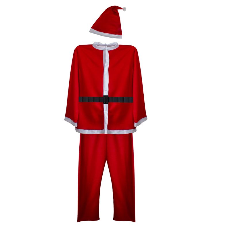 Northlight Men's Red and White Santa Claus Christmas Costume Set - Plus Size, 2 of 3