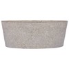 vidaXL Sink Gray 15.7 in.x5.9 in. Marble - 3 of 4
