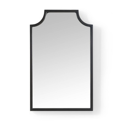 Pagoda-Styled Oil Rubbed Bronze Wall Mirror 42.5"