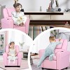 Infans Kids Sofa Recliner Couch Armchair W/Footrest Cup Holder Living Room Bedroom New - 4 of 4