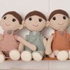 INFURNIC Baby and Toddler Learning Toys Soft Cotton Princess Doll for Imaginative Storytelling, Multicolored, 19"*16"*1" - 3 of 4