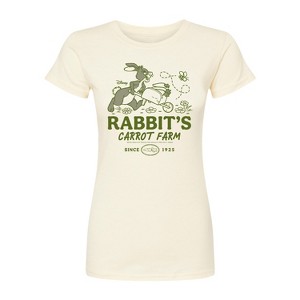 Women's - Disney - Rabbit Carrot Farm Fitted Graphic T-Shirt - 1 of 3