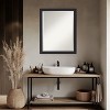 Amanti Art Oliver Narrow Beveled Wood Framed Bathroom Vanity Wall Mirror - 4 of 4