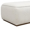 Kumasinova 52"L Fully-Upholstered Ottoman Bench,Elegant End-of-Bed Bench for Bedroom & Living Room,Rectangular Entryway Bench with Sturdy Base,Beige - 2 of 4