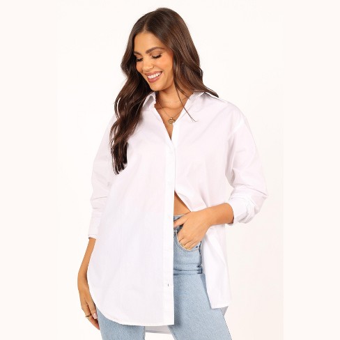 Petal And Pup Tal Oversized Shirt - White 10 : Target