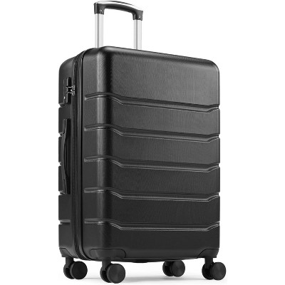 Luupatchy 20 inches Carry On Luggage with Expandable Spinner and TSA Lock Business for Men Women