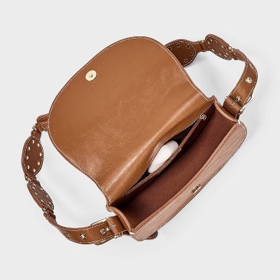 Сумки Universal Thread Western Soft Saddle Crossbody Bag Purse - Universal Thread™ Brown — фото 4