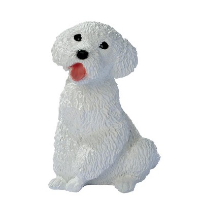 Design Toscano White Poodle Puppy Dog Statue