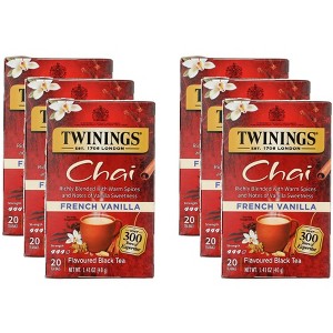 Twining Tea Tea Chai French Vanilla - Pack of 6 - 20 bags - 1 of 3