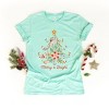 Simply Sage Market Women's Merry and Bright Christmas Tree Grunge Short Sleeve Graphic Tee - 3 of 3