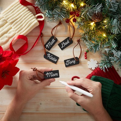 3ft Black Metal Christmas Stocking Holder Stand with Hooks