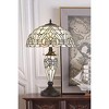 Cal Lighting 60W X 2 Tiffany Table Lamp With 7W Night Light - 3 of 3