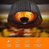 ZACHVO Premium 3 Heat Settings (MAX 1500W) Woven Shade Hanging Halogen Patio Heater with LED Light,Remote & Touch Control, Indoor/Outdoor Use - 2 of 4