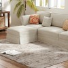 HOMCOM Machine Washable Area Rug, Non-Slip Traditional Flower Print Floor Carpet for Living Room, Bedroom, Dining Room - 4 of 4