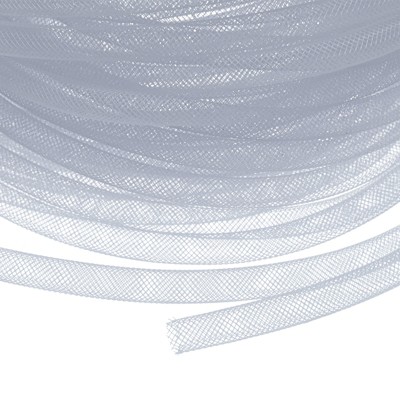 Unique Bargains Elastic Fabric Durable Mesh Tubing Multipurpose Use Waterproof Mesh Tube Ribbon 1 Pc