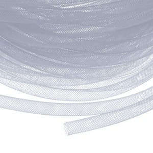Unique Bargains Elastic Fabric Durable Mesh Tubing Multipurpose Use Waterproof Mesh Tube Ribbon 1 Pc - 1 of 4