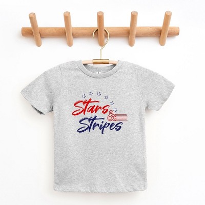 The Juniper Shop Stars And Stripes Toddler Short Sleeve Tee