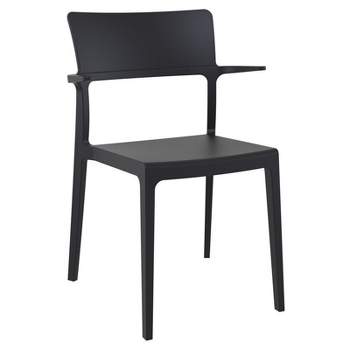 Plus Arm Chair in Black - Set of 2 - Compamia