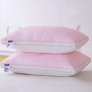 DSVIMOY Support Pillow Cooling Breathable Tofu Pillow with Neck Support for All Sleepers, Pink, 13.78"*9.84"*6.69" - 1 of 4