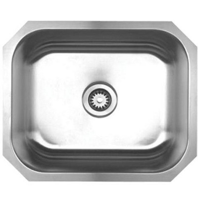 ALFI Noah"s Collection Brushed Stainless Steel Single Bowl Undermount Sink