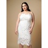 Rebdolls Women's Wisteria Lace Midi Bodycon Dress - 2 of 4