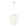 Savanti 1-Light Pendant - Modern Matte Black Steel with Opal Glass Diffuser, 18" x 19.5" - 3 of 4