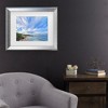 Trademark Fine Art - Beata Czyzowska Young  Blue Day Matted Framed Art - 2 of 4