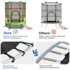 Infans 55" Kids Trampoline Bouncing Jumping Mat Recreational Trampoline W/Enclosure Net - 4 of 4