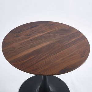 Dexmalle Black And Walnut Tulip Table Mid-century Dining Table for 2-4 people - 1 of 4