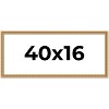 PosterPalooza | Panoramic Refined Gold Picture Frame - UV Acrylic, Foam Board Backing, Hanging Hardware - 2 of 4