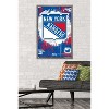 Trends International NHL New York Rangers - Maximalist Logo 23 Framed Wall Poster Prints - 2 of 4