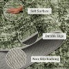 Acekool Floral Washable Rug - Non-Slip Low-Pile Area Rug for Living Room & Kitchen - 2 of 4