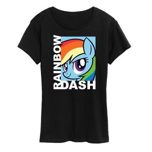 Women's - My Little Pony - Character Block Rainbow Dash Short Sleeve Graphic T-Shirt - 1 of 4