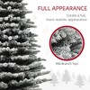 TopComfy Christmas Tree Stand 6.5ft Prelit Mountain Pine Christmas Tree with Snow Flocked Branches, Green, 47.2"*47.2"*76.8" - 4 of 4