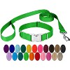 Country Brook Petz Premium Nylon Dog Collar and Leash Set for Small Medium Large Dogs - Vibrant 30+ Color Selection - 2 of 4