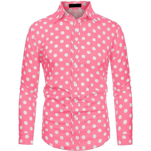 Light pink hot sale printed shirt