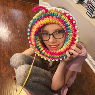 Dioche Round Knitting Loom Kit Plastic Kids Small Wool/Hat Weaving
