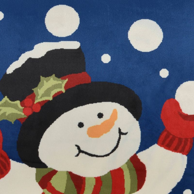 18&#34;x18&#34; Light Up Snowman Holiday Square Throw Pillow - Mina Victory, 5 of 6