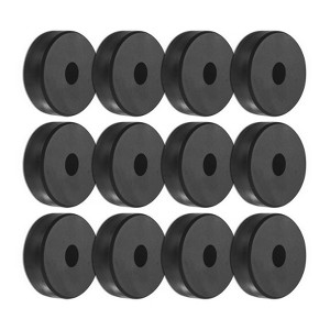 Unique Bargains Mechanical Anti-Vibration Durable Multipurpose Rubber Isolation Washers Black - 1 of 4