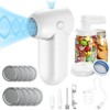 LunaLulinlk Portable Cordless Electric Vacuum Sealer Set, Food Preservation Sealing Clip - 3 of 4