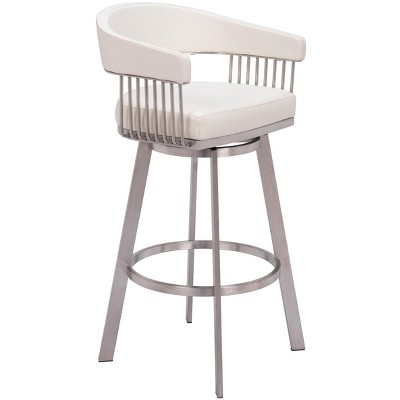 Zuo Bantry Swivel Barstool White