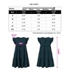 Clearlove Women's Ruffle Sleeve Mini Dress Summer Casual Crewneck Flowy A Line Short Babydoll Dress with Tiered - 4 of 4