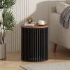 Sapphtopaz Modern Outdoor End Table Outdoor Side Table, Patio Table Small Table Outdoor Table for Backyard, Balcony, Porch - 2 of 4