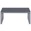 vidaXL Coffee Table 35.4"x19.7"x15.7" Aluminum - 2 of 3