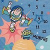 NoJo Disney Toy Story Blue, Orange, and Yellow To Infinity and Beyond Super Soft Photo Op Milestone Baby Blanket - 4 of 4