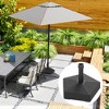 Outsunny Patio Umbrella Base Holder Outdoor Umbrella Stand, Filled Up to 42lbs with Stand or 33lbs with Water for Garden Poolside - image 2 of 4