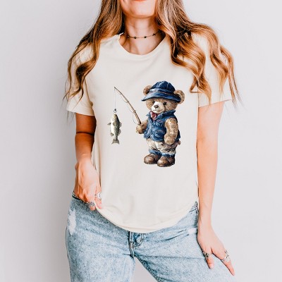 Simply Sage Market Teddy Bear Fisherman Short Sleeve Tee